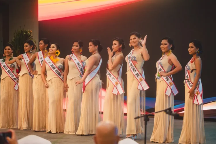 Delegates contesting for the title of Miss Amerindian Heritage Queen 2026