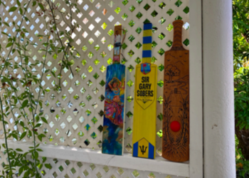 Bats by Narin Singh, Randy Bentinck and David Jackson (left to right)