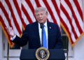 US President Donald Trump speaks at the White House in Washington, DC, US, September 2, 2026. /VCG