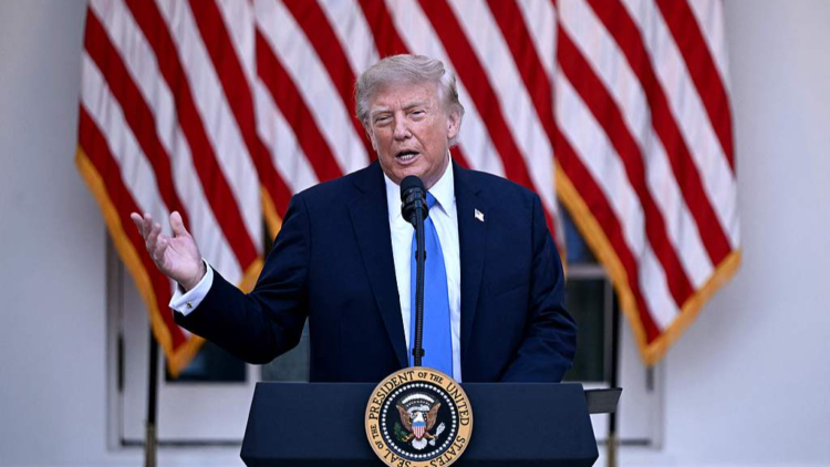 US President Donald Trump speaks at the White House in Washington, DC, US, September 2, 2026. /VCG