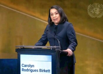 UN Ambassador, Carolyn Rodrigues-Birkett,