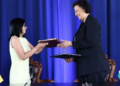 Venezuelan Acting President Delcy Rodriguez (L) and Surinamese President Jennifer Geerlings-Simons (R), Sept. 11, 2026. Photo: Presidential Press