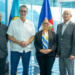 From L-R: Haiti's Minister of Foreign Affairs, Her Excellency Raina Forbin; EPG Members, former Prime Ministers Mr. Perry Christie of The Bahamas; Dr. Kenny Anthony of Saint Lucia; and Mr. Bruce Golding of Jamaica