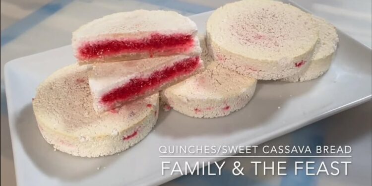 Guyanese Quinches / Sweet Cassava Bread (Jannet Ramjan photo)