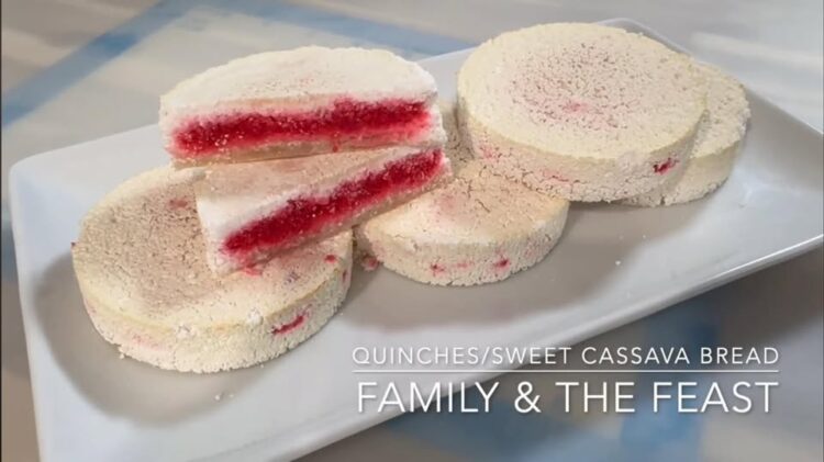 Guyanese Quinches / Sweet Cassava Bread (Jannet Ramjan photo)