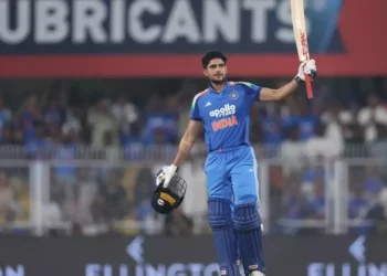 Shubman Gill scored the third highest ODI score in his team's incredible win © BCCI