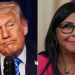 A side-by-side photo of President Donald Trump and Venezuelan Vice President Delcy Rodriguez. (Joe Raedle/Kirill Kudryavtsev/AFP/Getty Images)