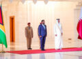 President Dr Mohamed Irfaan Ali and His Highness Sheikh Tamim bin Hamad Al Thani