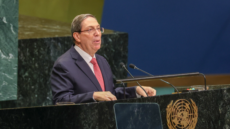 Cuban Foreign Minister Bruno Rodriguez
