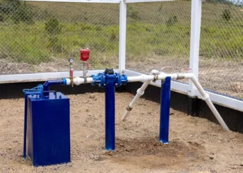 One of the many water wells that were drilled accross the country