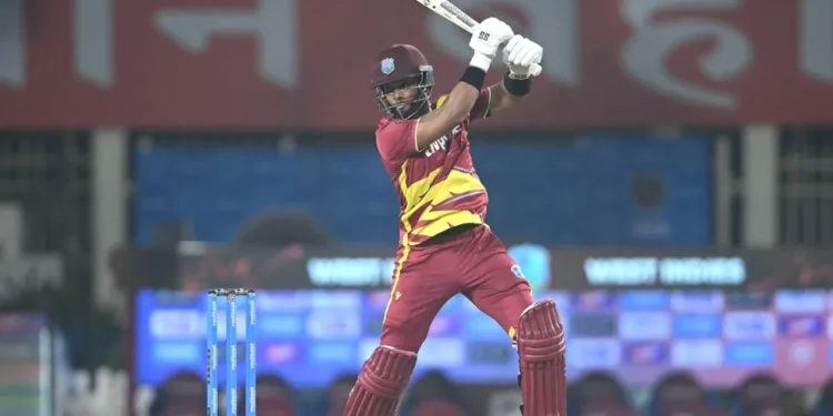 Shai Hope made his second T20I century • Getty Images