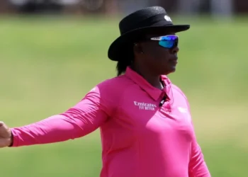Umpire Sarah Dambanevana officiated the Women's T20 World Cup in 2024 and the ODI World Cup 2025  •  Getty Images
