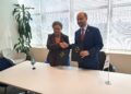 CARICOM Secretary-General Dr. Carla Barnett (L), and OPEC Fund President Dr. Abdulhamid Alkhalifa (R), following the signing the MoU on 24 September 2026 on the margins of the UNGA81, New York.