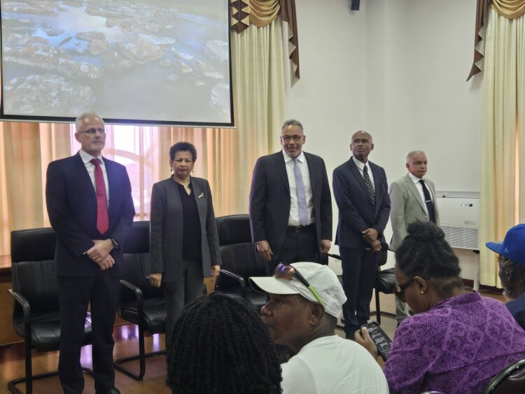 MV Barima COI Commissioners at Wednesday October 7, 2026 meeting with families of the tragedy and supporters