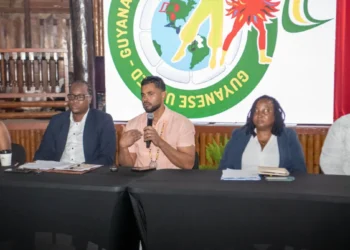 Minister of Culture, Youth and Sport, Charles Ramson Jr speaks during the launch exercise