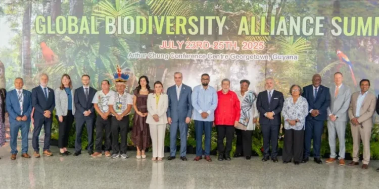 President Dr Mohamed Irfaan Ali along with members of the GBA