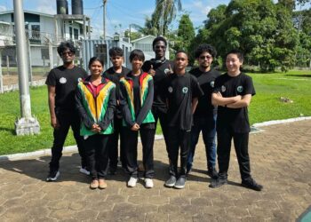 Guyana Chess Team in Suriname for the IGG 2026 Games