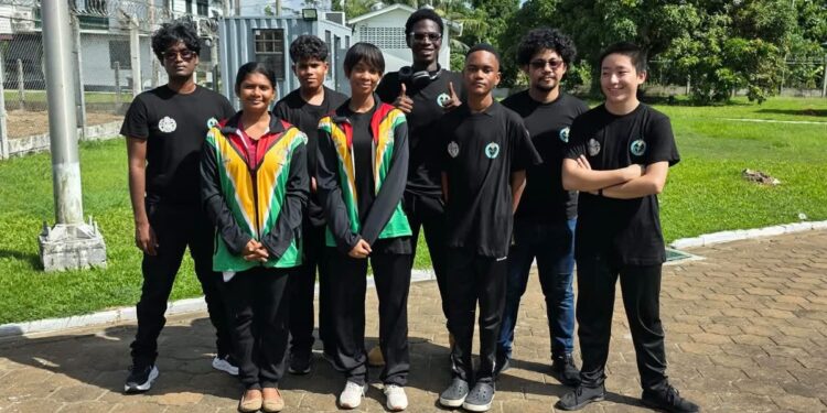 Guyana Chess Team in Suriname for the IGG 2026 Games