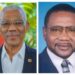 L-R former President David Granger and former Opposition Leader Robert Corbin