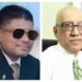 L-R Opposition Leader Azruddin Mohamed and GHK Lall