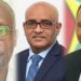L-R Dr.  Dr. Henry Jeffrey, Bharrat Jagdeo, Robert Corbin