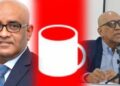 L-R PPP General Secretary VP Bharrat Jagdeo, GHK Lall