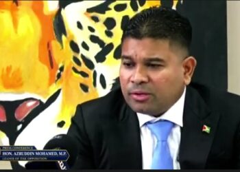 Leader of the Opposition Azruddin Mohamed (screengrab)
