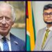 L-R King Charles III and IFAAD Vice Chairman Pt. Ubraj Narine