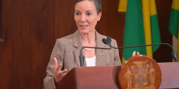Minister of Foreign Affairs and Foreign Trade, Senator the Hon. Kamina Johnson Smith