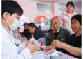 Medical experts provide free medical consultations for elderly people in Guoshan Community, Chengde, north China's Hebei Province, October 14, 2026. /VCG