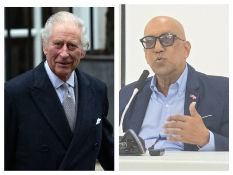 L-R King Charles III, GHK Lall