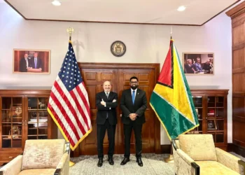 President Dr Mohamed Irfaan Ali held talks with United States (US) Secretary of Commerce, Howard Lutnick