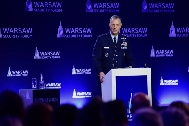 Air Force Gen. Alexus G. Grynkewich, Commander of the United States European Command and Supreme Allied Commander Europe. AP Photo Attila Husejhow