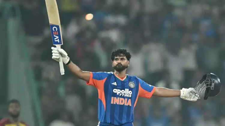Iyer's ton took only 42 balls. © AFP