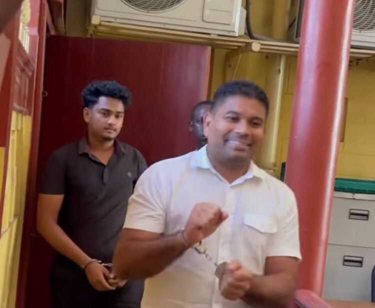Opposition Leader Azruddin Mohamed appearing at the Georgetown Magistrates' Court on October 16, 2026