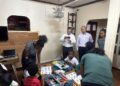STEMGuyana students demonstrating their skills as MODEC President & CEO, Mr. Hirohiko Miyata and team watch on.(STEMGuyana photo)