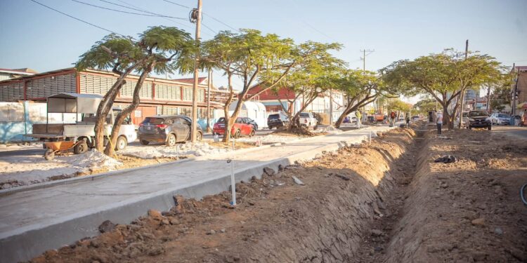 Thomas Street project (President Ali's facebook)